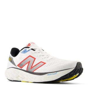 Men's New Balance, Fresh Foam 880v14 Running Shoe M880C14 White/Neo Flame SYNTHE - Picture 1 of 9