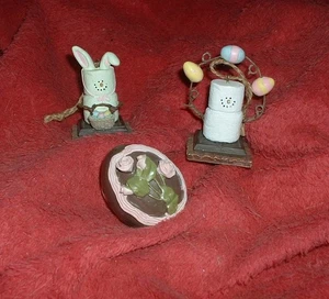 Zwei S'mores Ostern mintgrün Hase & Mellow Jongleur plus Eisei "Schokolade" - Bild 1 von 10