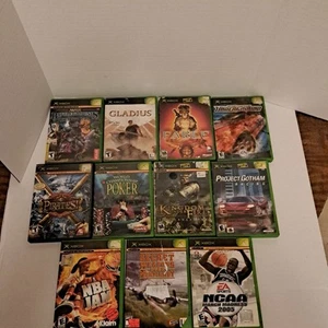 Xbox Original Games Lot Nine Games Eight Instruction Manuals Read Description - Picture 1 of 15