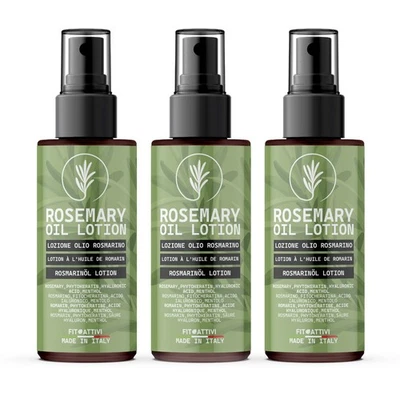 Lozione Olio Capelli Rosmarino 3x100ml FITOATTIVI - Immagine 1 di 4