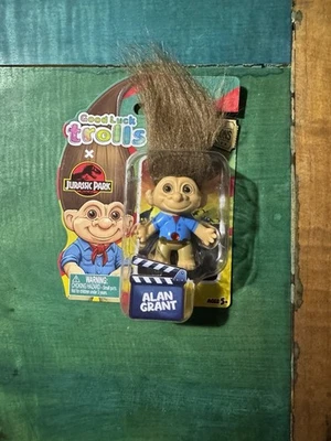 Muñeca Trolls Good Luck Parque Jurásico ALAN GRANT Icono Troll Edades 5+ NUEVA 2025 Foto 1 de 2