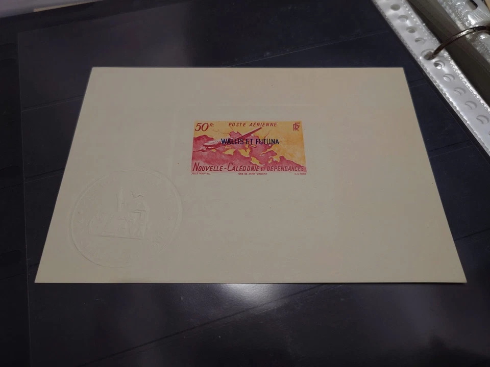 WALLIS AND FUTUNA 1949 "50Fr" deluxe die proof - Image 1 of 1