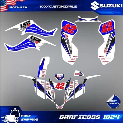 Kawasaki KFX 400 2003-2008 Graphics Kit Ltz 400 Suzuki Wrap Graphics - Изображение 1 из 4