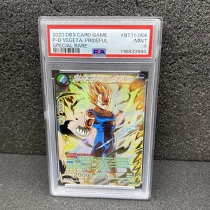 Dragon Ball Super Príncipe de la Destrucción Vegeta, Guerrero Orgullo BT11-066 PSA 9 - Imagen 1 de 2