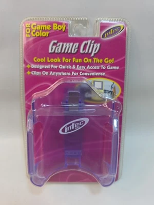Intec Game Clip Gameboy Color Accessory #G2300 (Purple) - New Factory Sealed - Image 1 of 3
