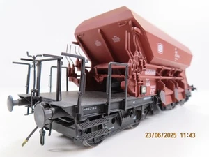 (0MIS48) ZIMMERMANN Spur 0 Dienstschotterwagen DGW 266 der DB, MESSING, OVP - Picture 1 of 14