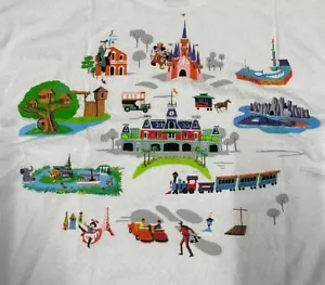 NWT Disneyland Vans White 50th Anniversary Shirt. Size- Youth Medium - Picture 1 of 2