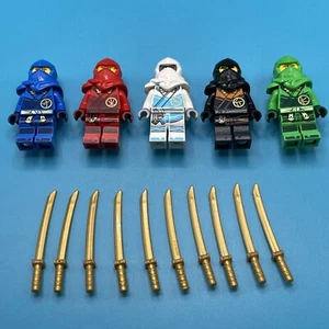 Lego Ninjago Dragons Rising Minifigure lot of 5 Ninjas Jay Kai Zane Cole Lloyd - Picture 1 of 2