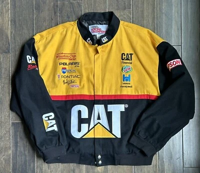 Chaqueta de carreras NASCAR Racing Champions Ward Burton CAT talla XXL 90s Foto 1 de 4