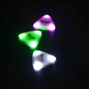 Pick de guitarra LED brillante púa de guitarra iluminar púa de guitarra para bajo guitarra acústica - Imagen 1 de 15