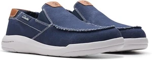 Mocasín Clarks Driftlite Step para hombre 9,5 M azul marino nuevo con etiquetas - Imagen 1 de 7