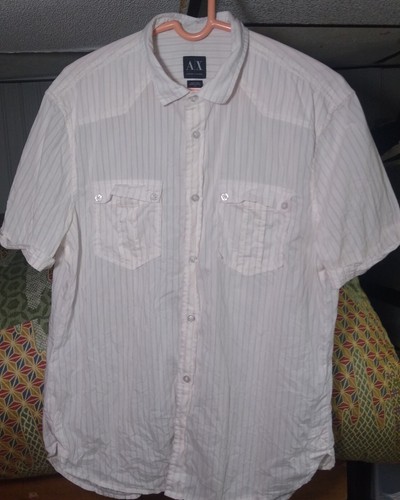 Vintage Christian Dior Monsieur blu chiaro abbottonato (taglia L 15 5) 60% cotone