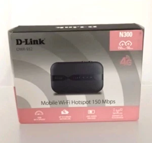 D-Link DWR-932 N300 Mobile Wi-Fi Hotspot 150 Mbps 4G 5 Hours Battery Life - Picture 1 of 20