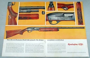 Escopeta Remington modelo 1100 1963 original 2 páginas anuncio impreso en color - Imagen 1 de 1