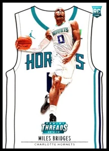 2018-19 Panini Threads #113 Miles Bridges - Picture 1 of 2