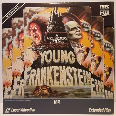 Young Frankenstein (1974) Comedy Horror Mel Brooks Film - 1983 Laserdisc LD Foto 1 de 4
