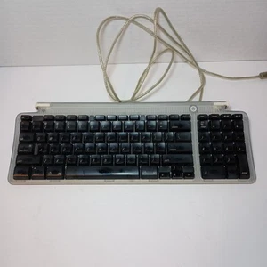 VINTAGE Apple Keyboard 1998 USB iMac Translucent Bondi Blue Model M2452 TESTED - Picture 1 of 11