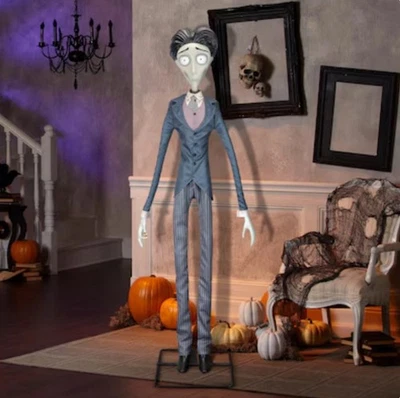 GEMMY Warner Brothers 6-ft Corpse Bride Victor Motion Activated Animatronic Halloween