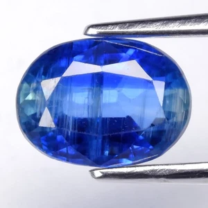 💎 2.06ct 8x6mm Oval Natural Blue Kyanite - Untreated Africa Gemstone - Bild 1 von 4