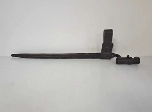 Vintage Socket Bayonet and Hard Leather Scabbard - Picture 1 of 12