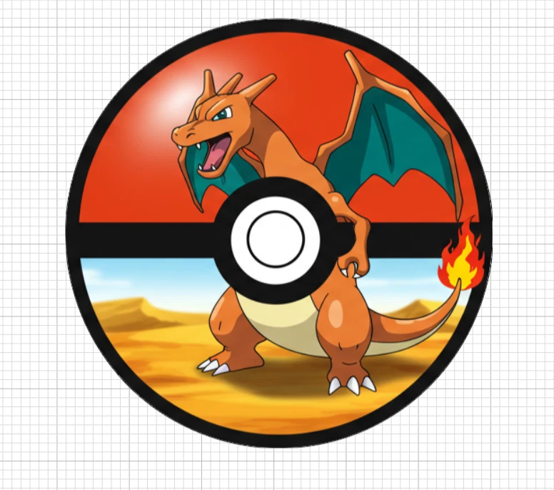 10x 6x 2x Adesivos Charizard Holográficos Skate Cell Laptop Pokemon Nintendo Ball - Imagem 1 de 1