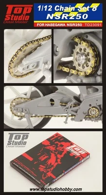 Top Studio Honda NSR250 Chainset 8 1/12 Hasegawa TD23091 - Image 1 of 4