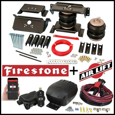 Bolsas de resorte de aire Firestone Ride-Rite / kit de compresor apto para Ram 2500 3500 1994-2002 Foto 1 de 4