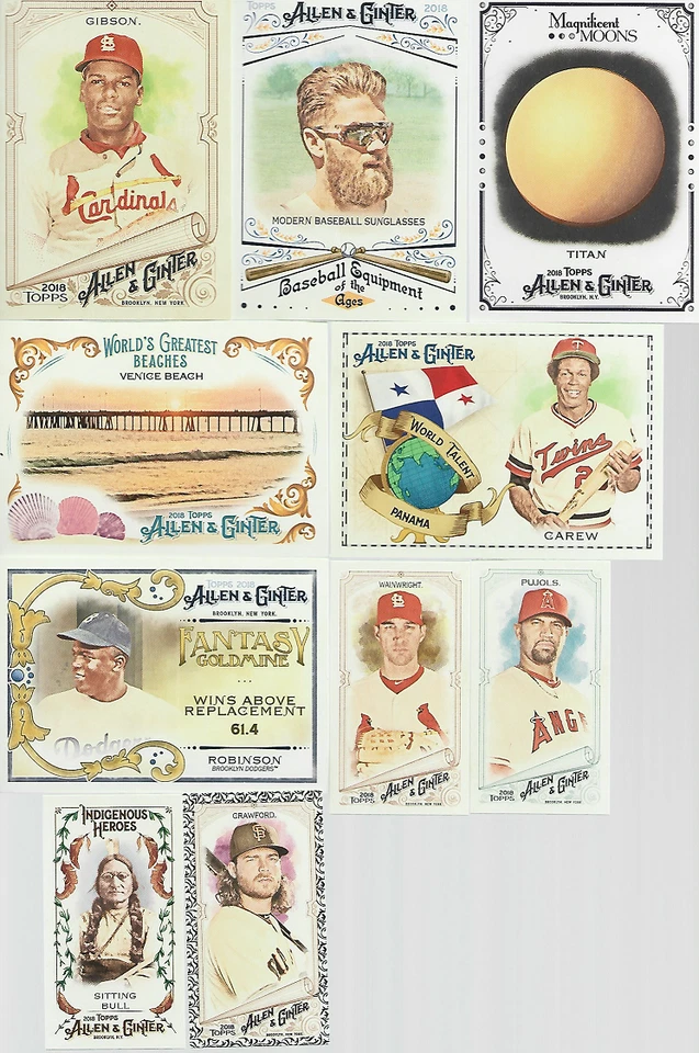 2018 ALLEN & GINTER SINGLES/INSERTS/MINI SINGLES/INSERTS/PARALLELS***YOU PICK*** - Image 1 of 1