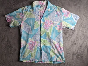 VTG Hilo Hattie Button-Up Shirt Multicolor Men's Size L Hawaiian Short Sleeve - Picture 1 of 6