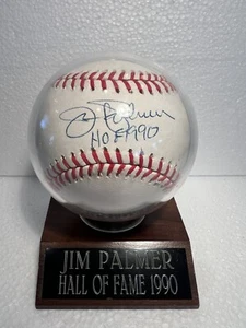 JIM PALMER SIGNED AUTOGRAPHED BASEBALL BALTIMORE ORIOLES RAWLINGS AL OFFICIAL - Picture 1 of 5
