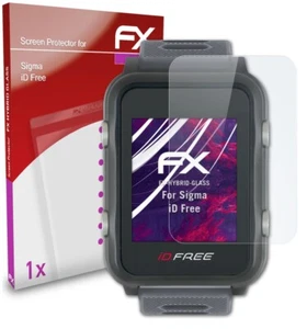 atFoliX Glass Protective Film for Sigma iD Free Glass Protector 9H Hybrid-Glass - Zdjęcie 1 z 8