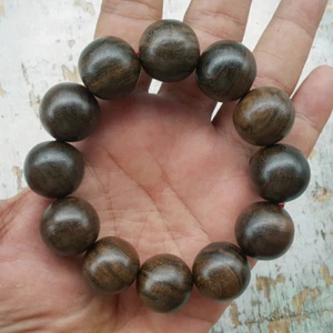 Pulseras Kalimasada 20 mm madera javanesa Kou 12 cuentas Cordia subcordata #10 - Imagen 1 de 4
