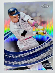 2024 Topps Chrome Strokes Refractor Aaron Judge #S-5 New York Yankees - Imagen 1 de 2