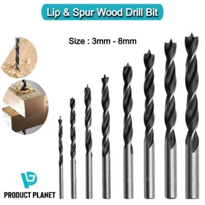 Brocas para madera Lip & Spur Brad Point Center Spur broca individual todos los tamaños - Imagen 1 de 30