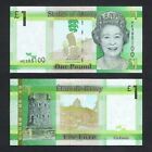 2018 Jersey 1 Pound P-32B Unc+Queen E Ii Monument Of Freedom Le Hocq Tower Green