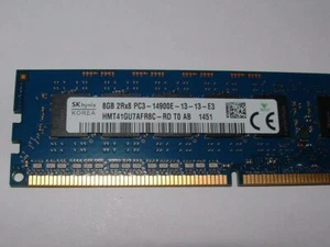 HYNIX 2x 8GB (16gb) PC3-14900E 2Rx8 ECC MEMORY HMT41GU7AFR8C-RD - Picture 1 of 1