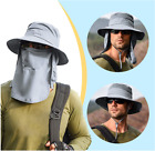 Men Women Sun UV Protection Hat Neck Face Flap Cap Wide Brim Fishing Bucket Hats