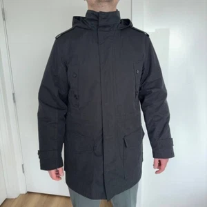 2-in-1 Tower by London Fog classic black parka - Picture 1 of 18