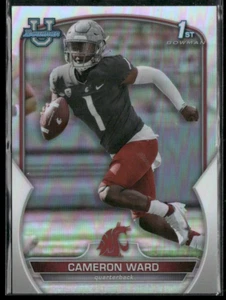 2022 Bowman Chrome U 1st Refractor CAMERON WARD Rookie #34 - Bild 1 von 2