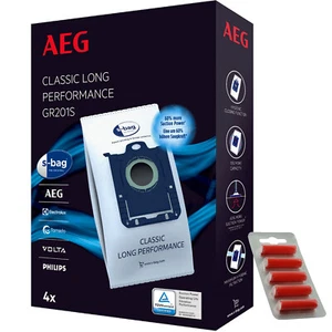 AEG ELECTROLUX Vacuum Cleaner Dust Bags GR201S s-bag 9001684746 x 4 + Fresh - Picture 1 of 3