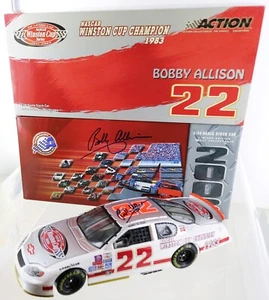 Bobby Allison. #22 NASCAR Winston Cup Champion 1-24th scale diecast. Autographed - Picture 1 of 1