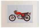 Honda CB400 Four 1975 A3 framed limited edition print drawing