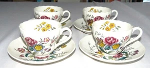 CUATRO tazas de té y platillos Spode Copeland Gainsborough excelentes - Imagen 1 de 5