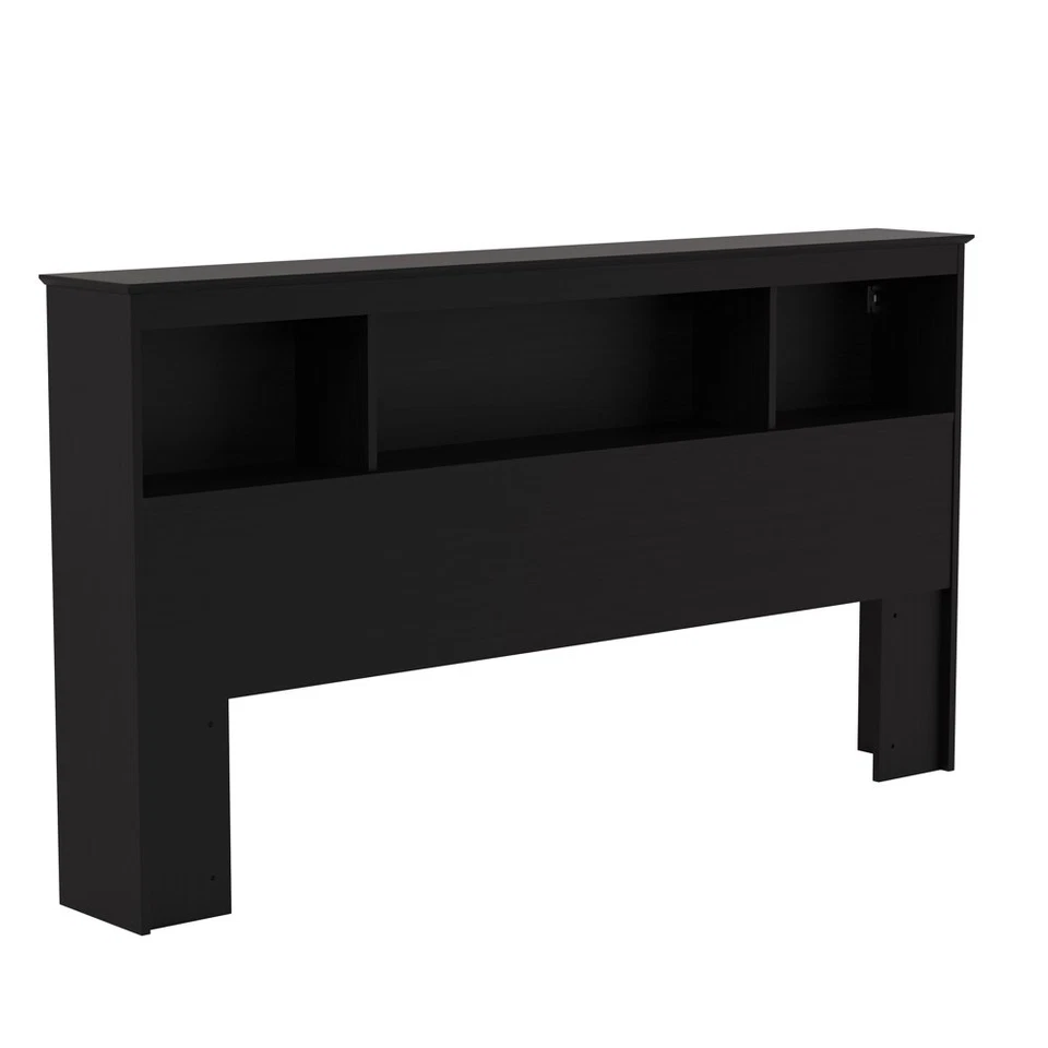 Hillsdale Furniture 2698-492 Full/Queen Bed Headboard W/2 USB Ports - Black Oak