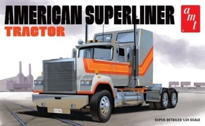 AMT1235 American Superliner Semi Tractor 1/25 Scale Plastic Model Kit New In Box - Bild 1 von 3