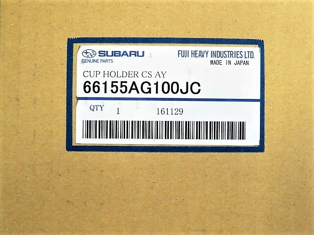 Genuine OEM Subaru 66155AG100JC Center Console Cup Holder WRX Impreza Crosstrek - Image 1 of 3