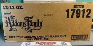 RARE 1991 Ralston The Addams Family Cereal Sealed Shipper Case Full - Picture 1 of 7