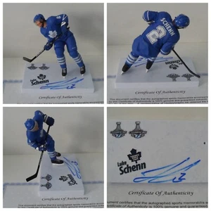 Luke Schenn Autographed Signed Toronto Maple Leafs McFarlane Figurine COA - Picture 1 of 6