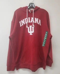 New Men XL Champion Brand Indiana University Hoodie Sweatshirt - Color Red - Picture 1 of 9