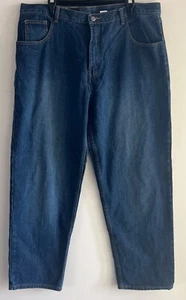 Snoop Dogg Mens Jeans Size 40 L44 Blue Denim Straight Leg Relaxed Fit Zip Fly - Picture 1 of 4